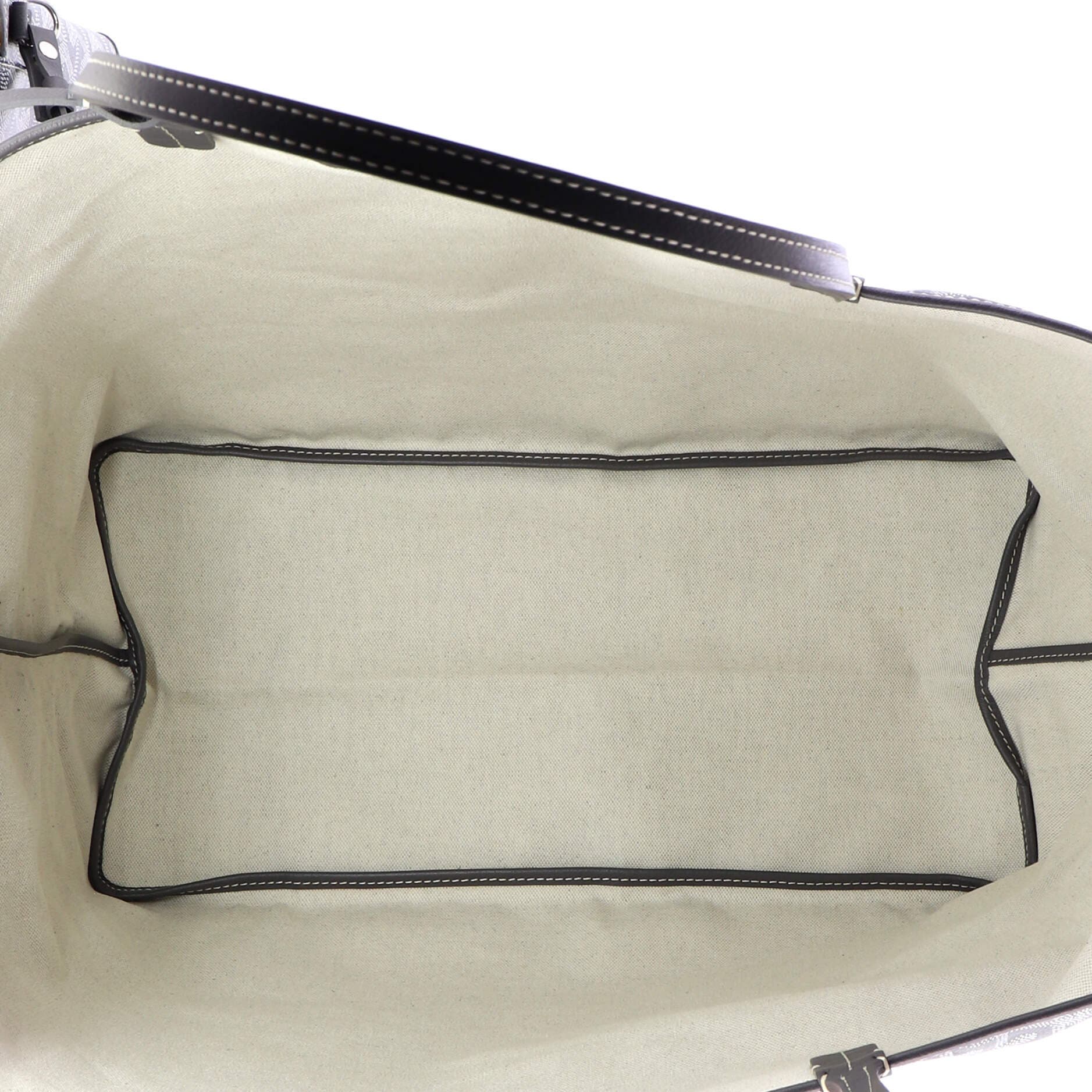 Pre-Owned Goyard Saint Louis Tote Coated Canvas GM, Alternate, color, Gray