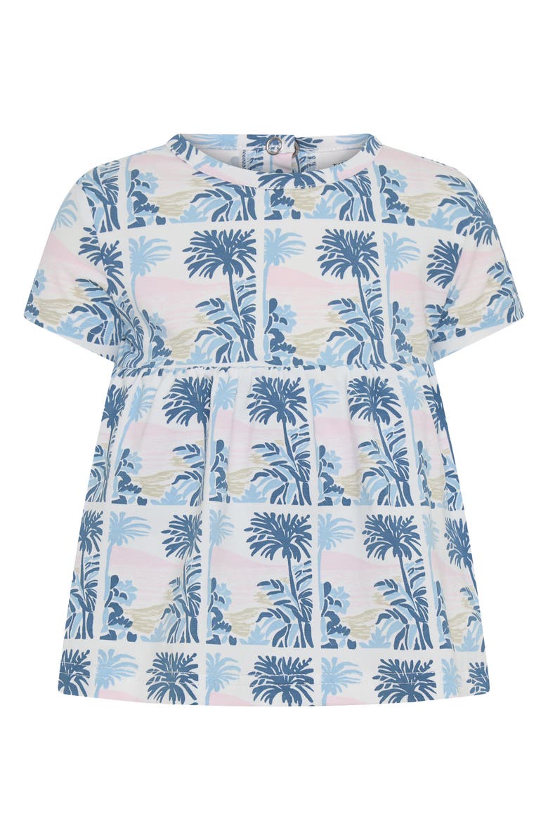 TINY TRIBE Island All-in-One Dress, Main, color, Blue Multi