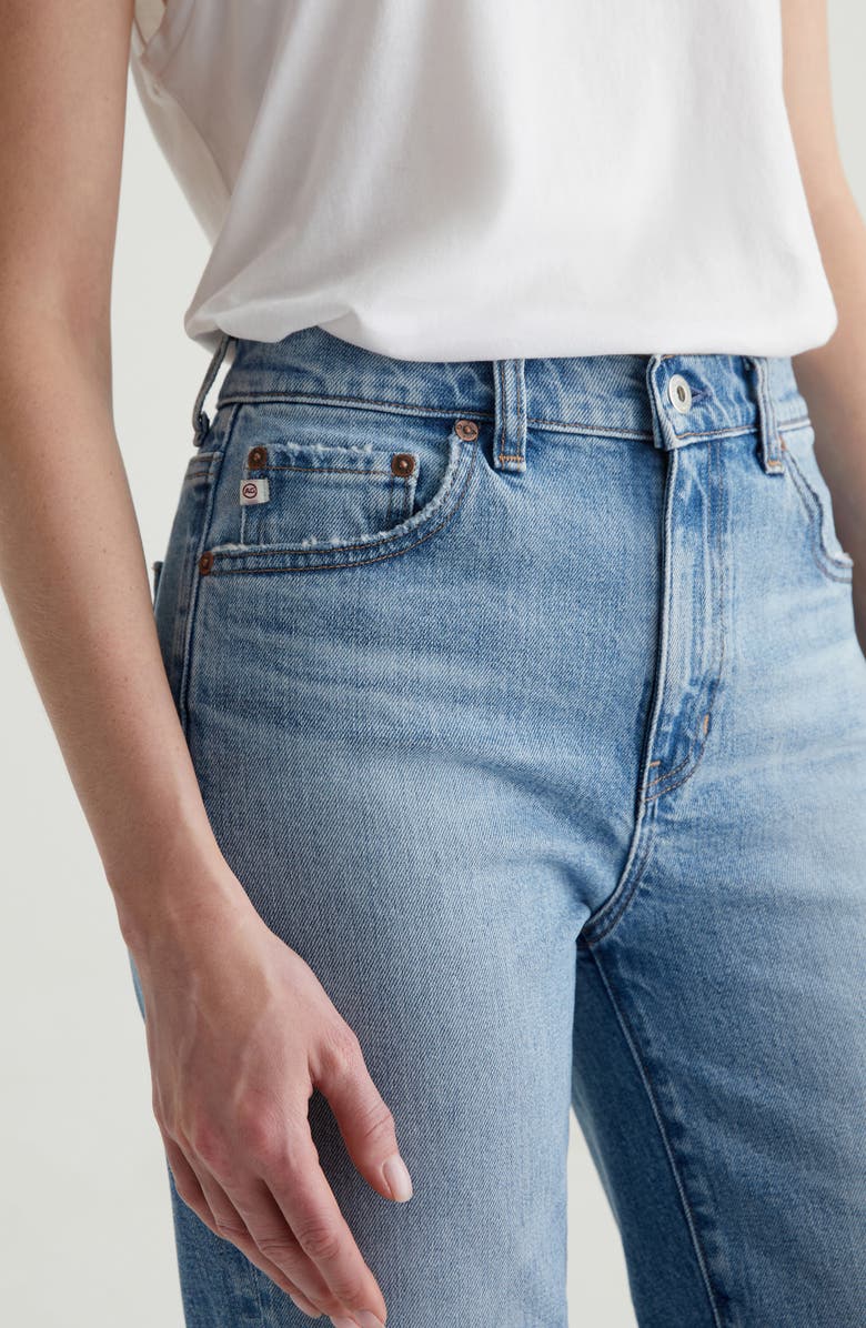 AG Brinley Mid Rise Classic Straight Leg Jeans, Alternate, color, 18 Years Someday