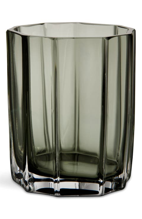 Reed Medium Glass Votive Holder