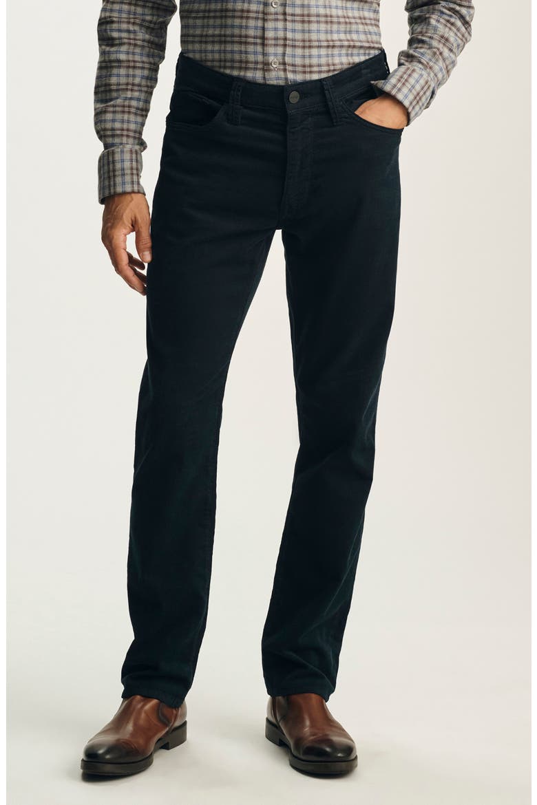 Charisma Relaxed Straight Leg Corduroy Pants, Main, color, MIDNIGHT DIAGONAL LUXE