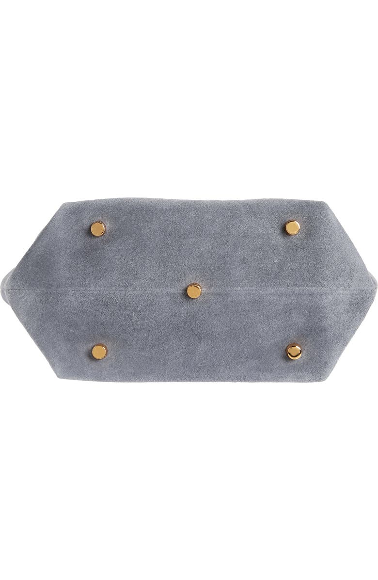 Khaite Aimee Envelope Pleat Leather Clutch, Alternate, color,