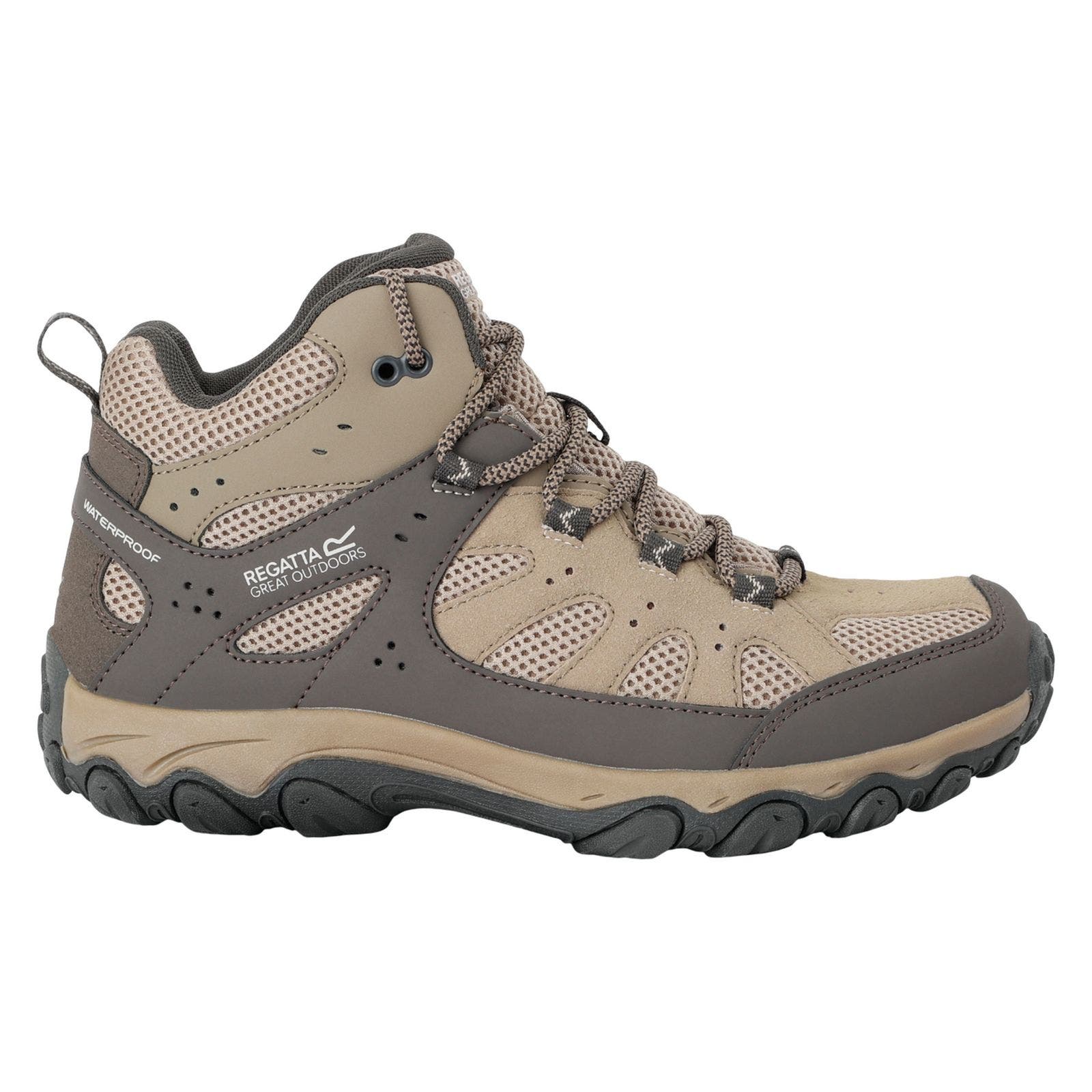 Edgepoint Iv Mid Cut Walking Boots, Alternate, color, Soft Taupe and Treetop