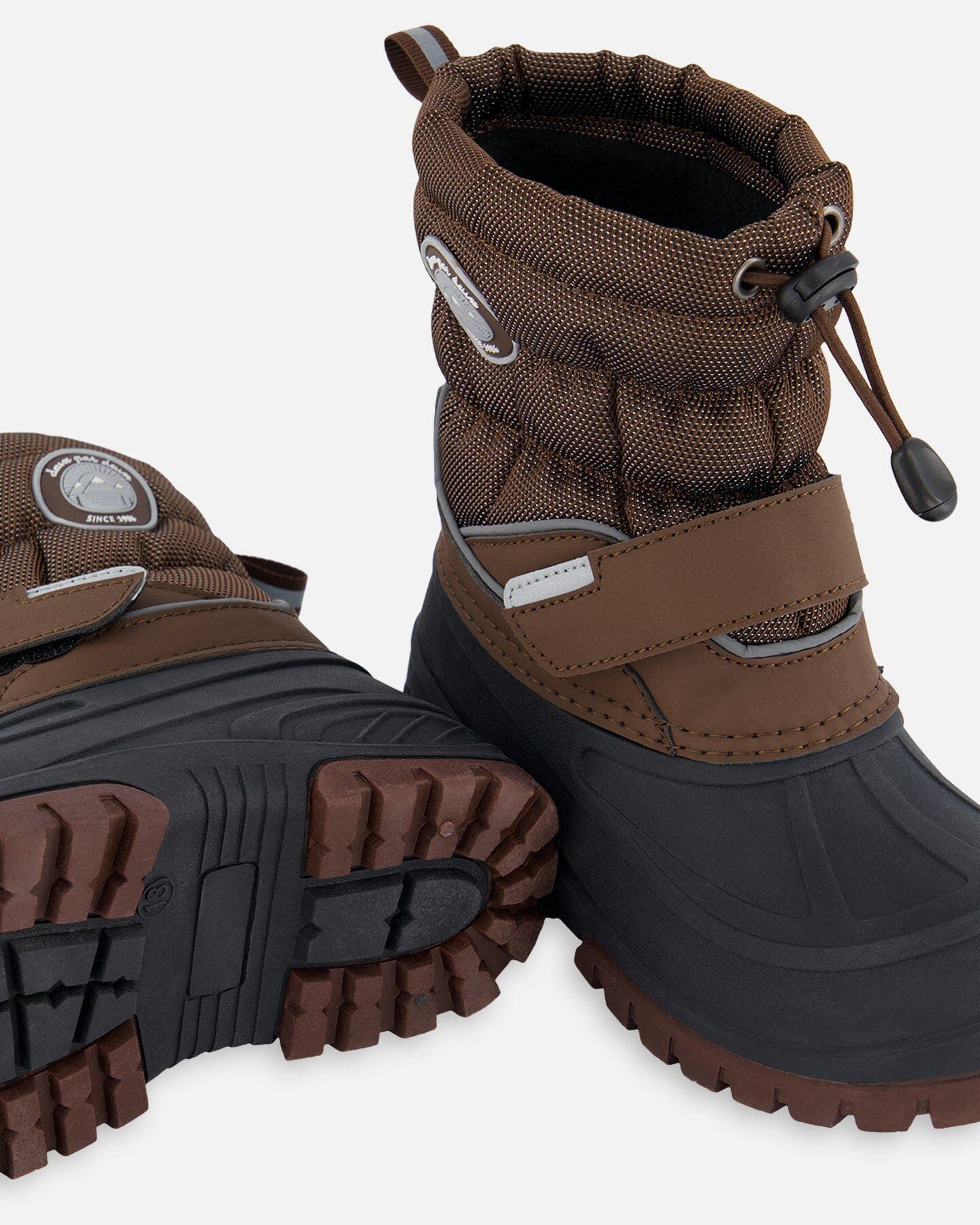 Deux par Deux Kids Gender Inclusive Winter Boots, Alternate, color, Taupe