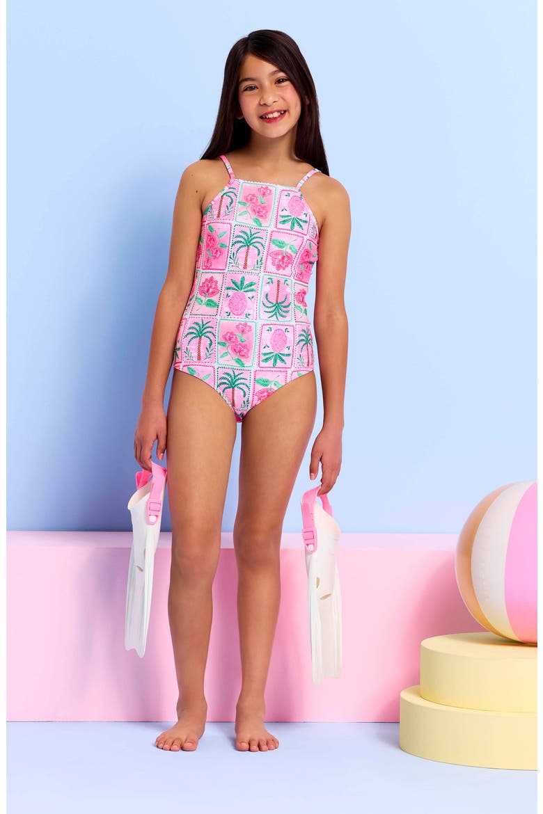 Kids' Maldives One-Piece Swimsuit, Alternate, color, MALDIVES