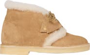 SANDRO Shearling Desert Boots