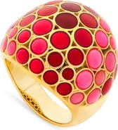 Jan Leslie Bubble Signature Gold Vermeil Ring
