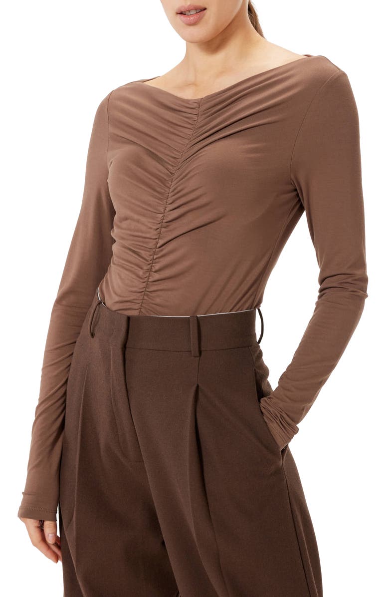 Sophie Rue Leandre Ruched Long Sleeve Top, Main, color, 