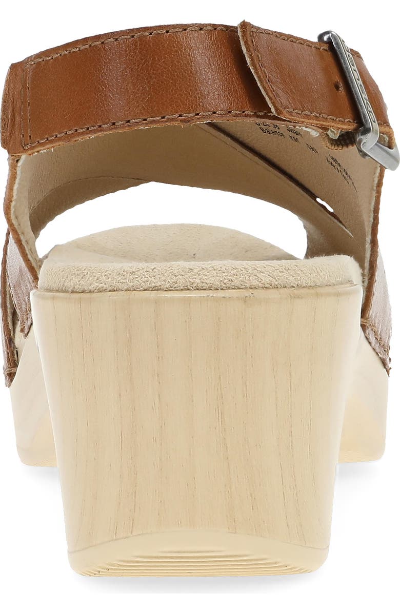 Dansko Sloane Slingback Platform Sandal, Alternate, color, Tan Calf