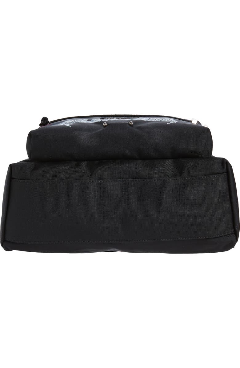 Balenciaga Explorer Metal Graffiti Canvas Backpack, Alternate, color,