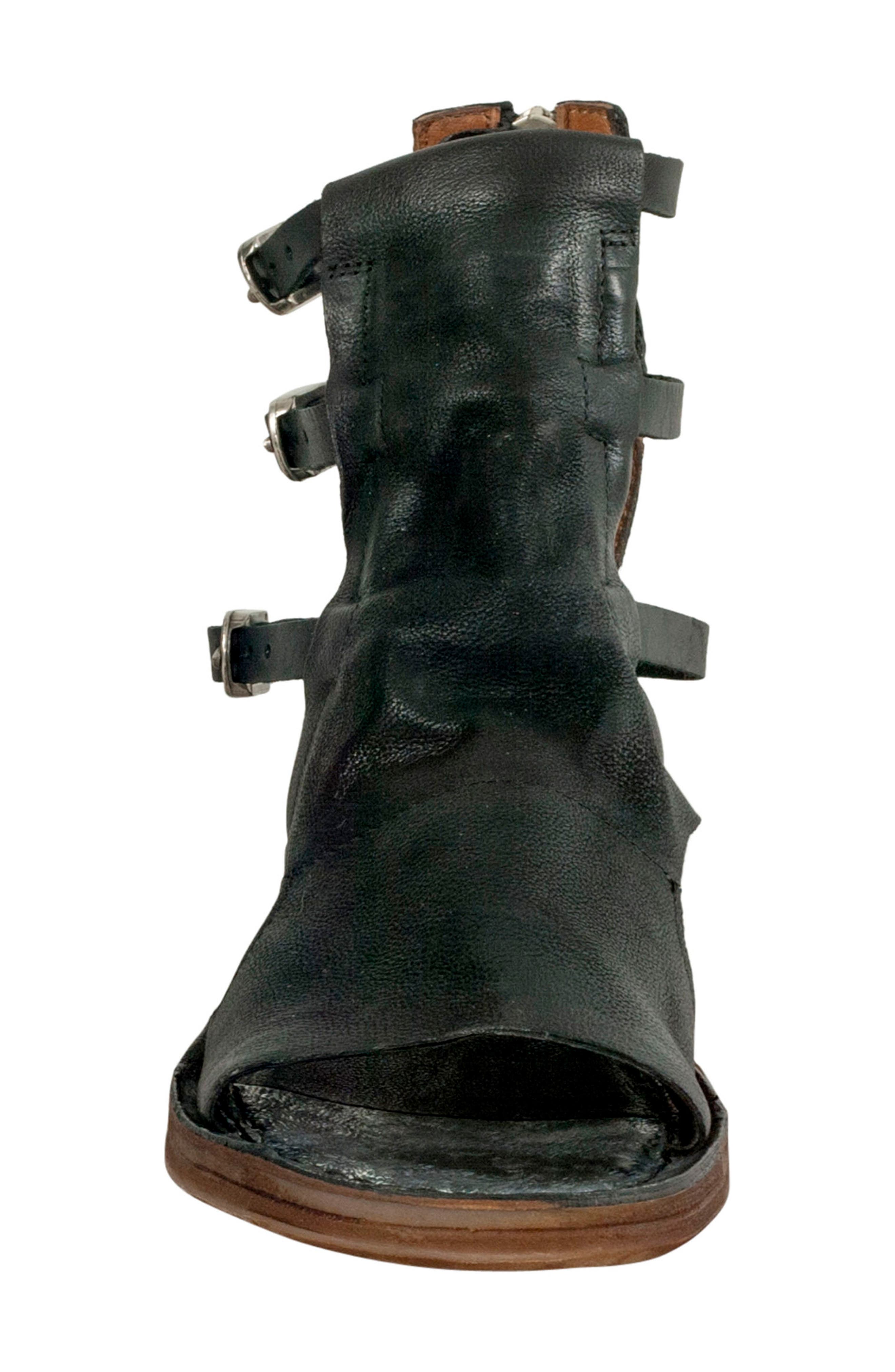 Ryde Sandal, Alternate, color, BLACK LEATHER