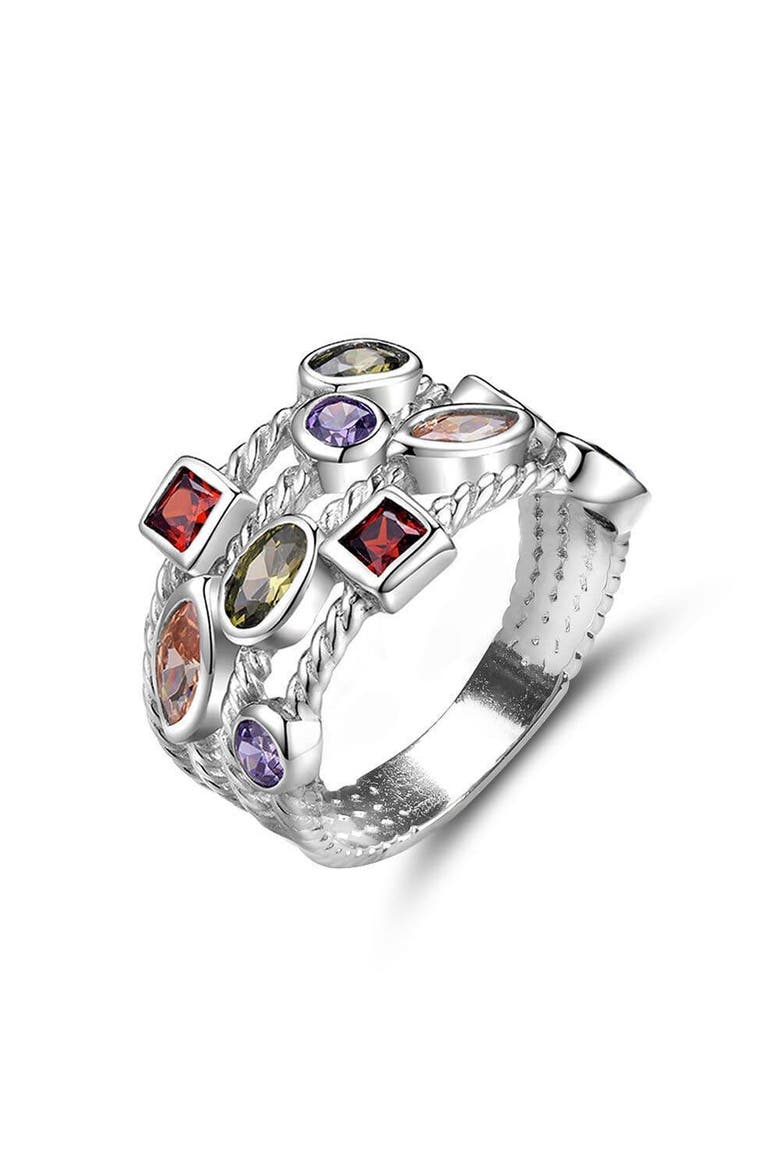Multicolor Ring, Main, color, Silver