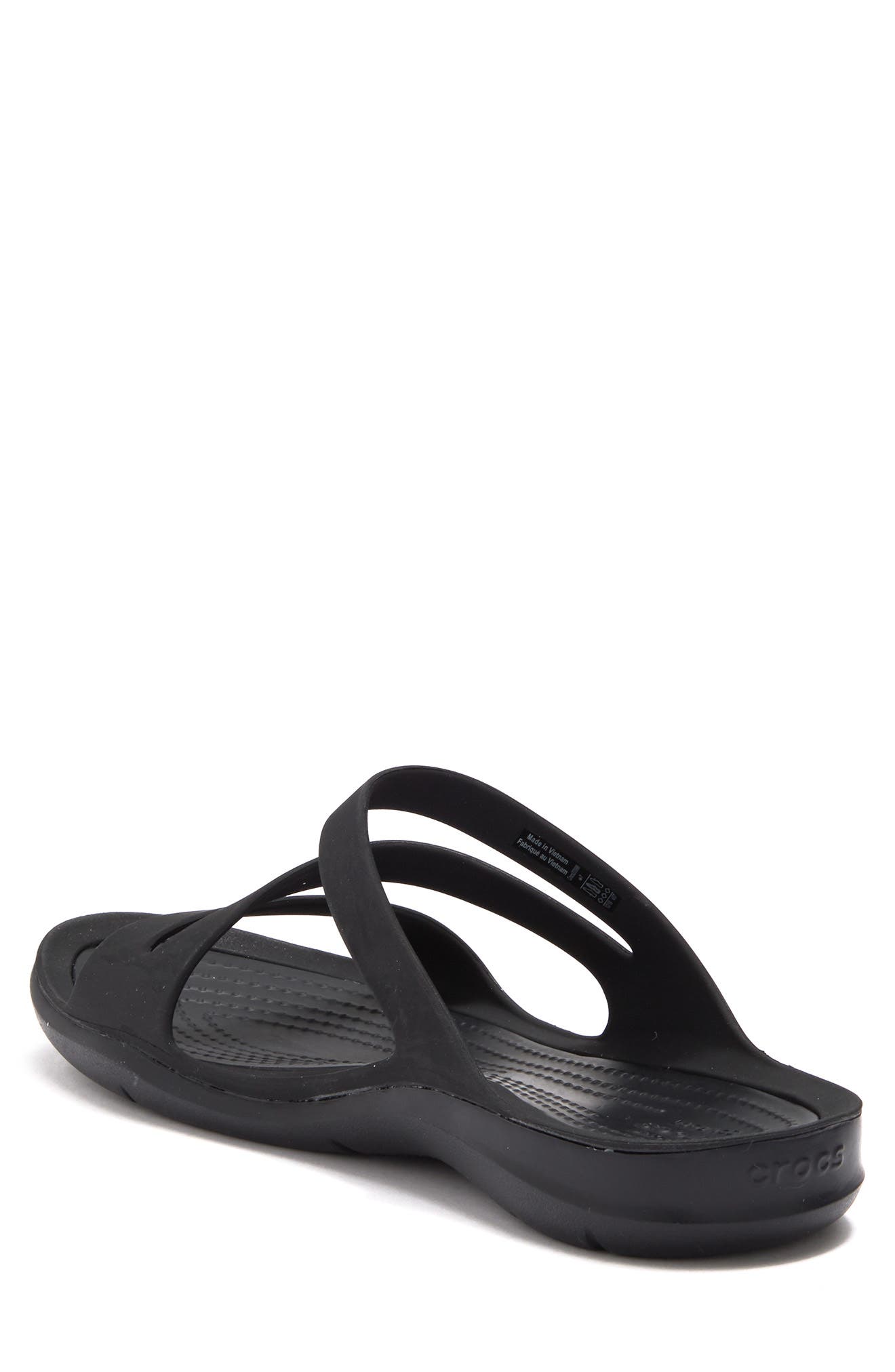 CROCS Swiftwater Slide Sandal, Alternate, color, Black/Black