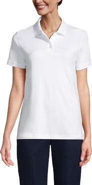 Lands' End School Uniform  Short Sleeve Interlock Polo Shirt