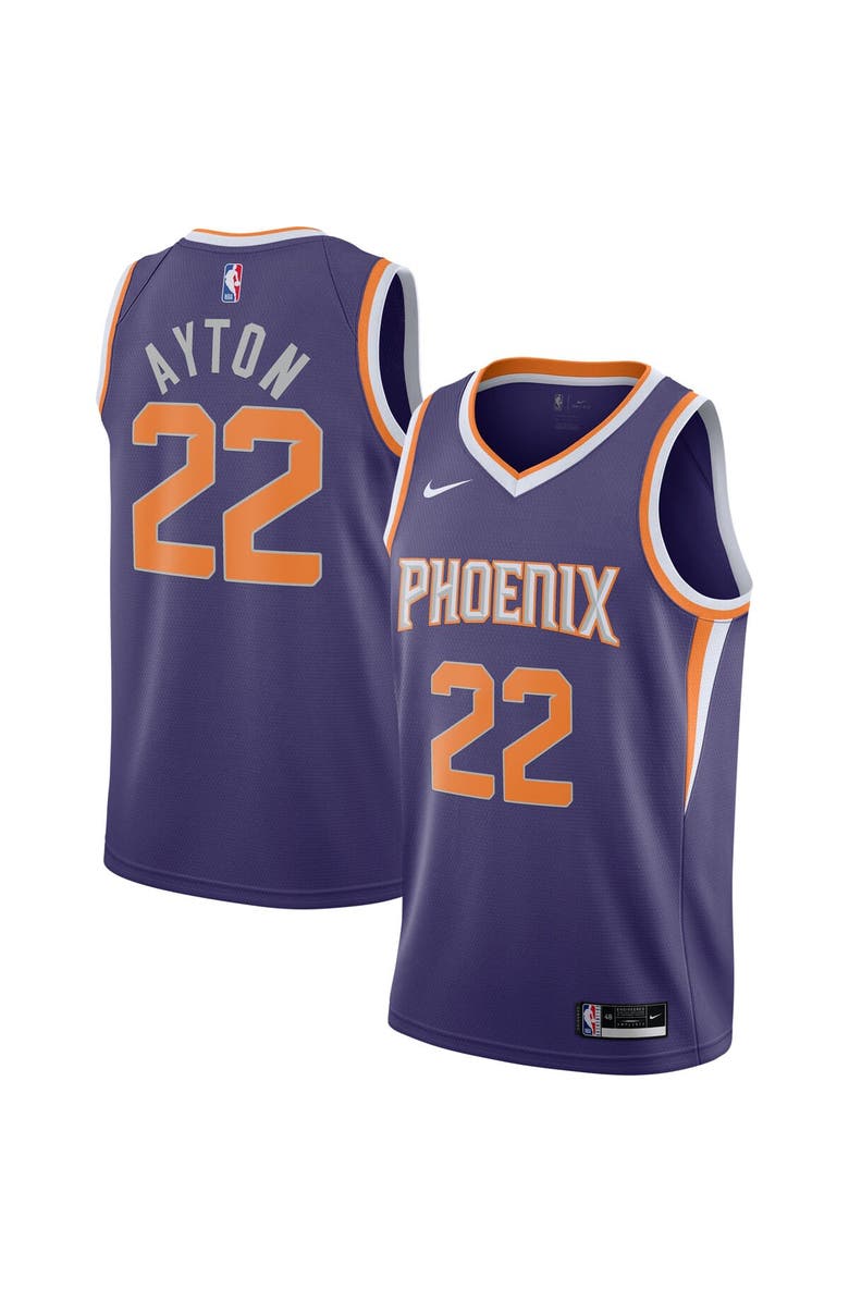 Nike Deandre Ayton Purple Phoenix Suns 2020/21 Swingman Player Jersey - Icon Edition, Main, color,