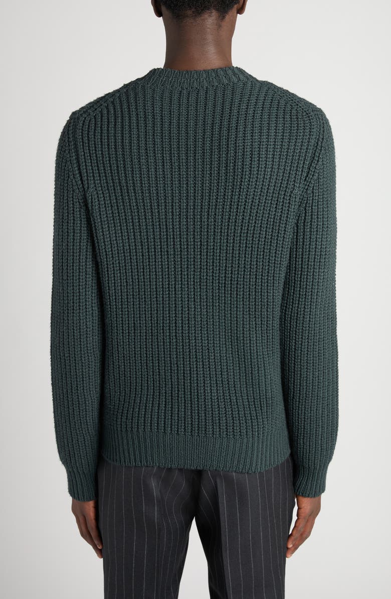TOM FORD Half Stitch Wool & Cashmere Sweater, Alternate, color, Lb760 Deep Ash