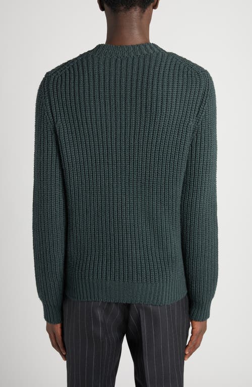 Tom Ford Men's Cashmere And Wool Half-stitch Crewneck Sweater In Gray