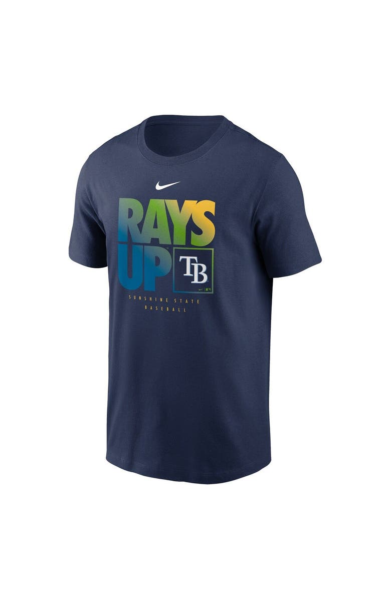 Nike Men's Nike Navy Tampa Bay Rays Slogan Local Team T-Shirt, Alternate, color,