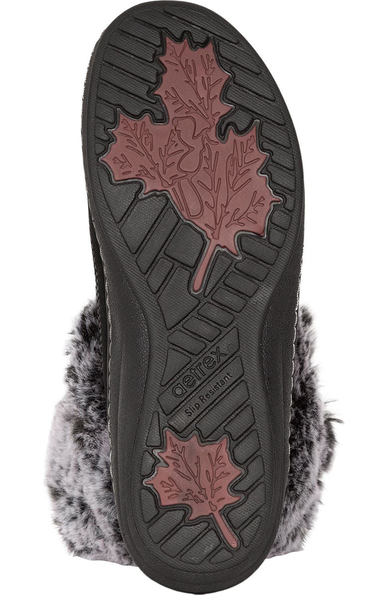 Aetrex Fiona Faux Fur Trim Waterproof Bootie, Alternate, color,