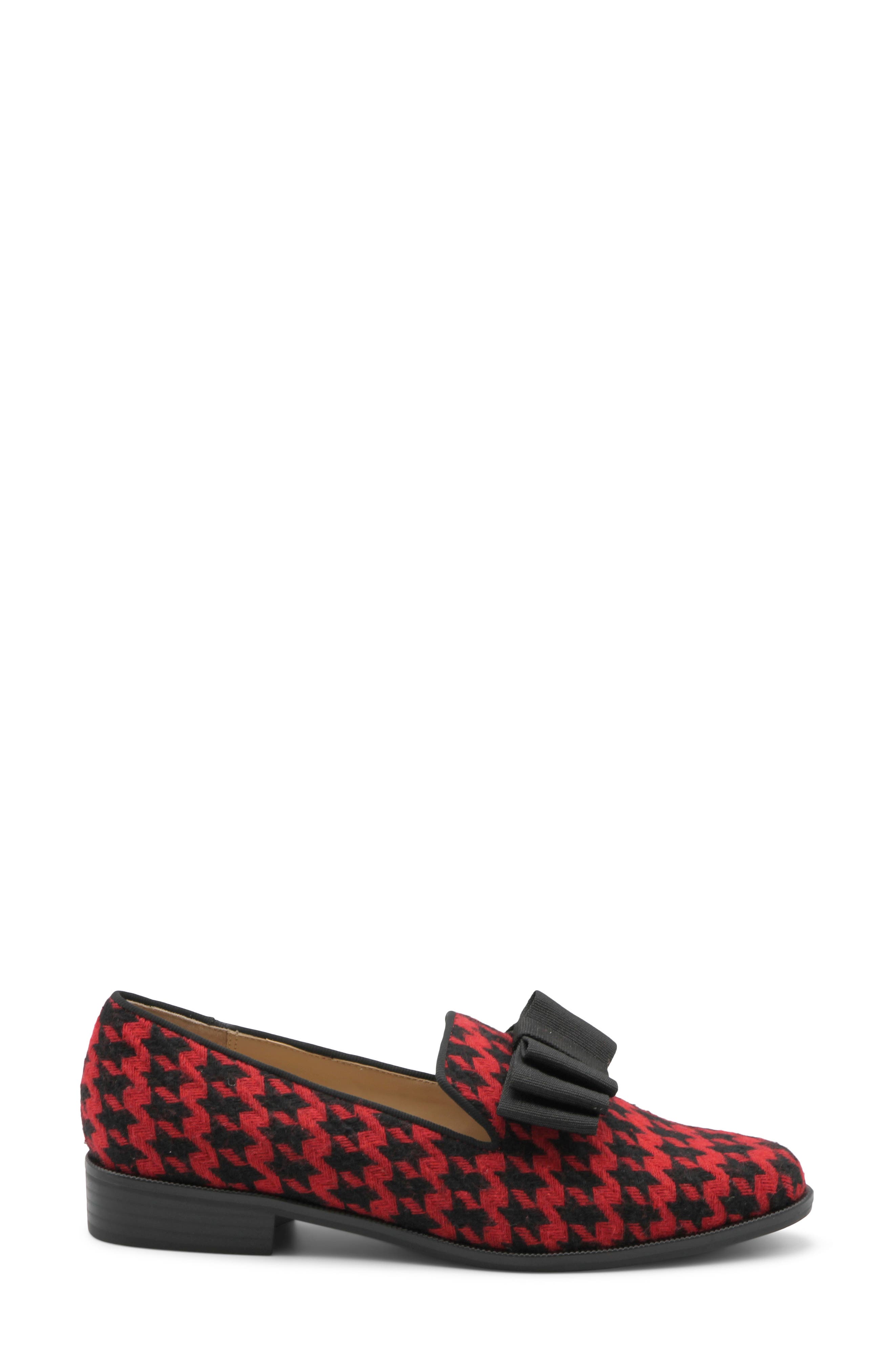 Adrienne Vittadini Hachi Grosgrain Bow Loafer, Alternate, color, Red Multi