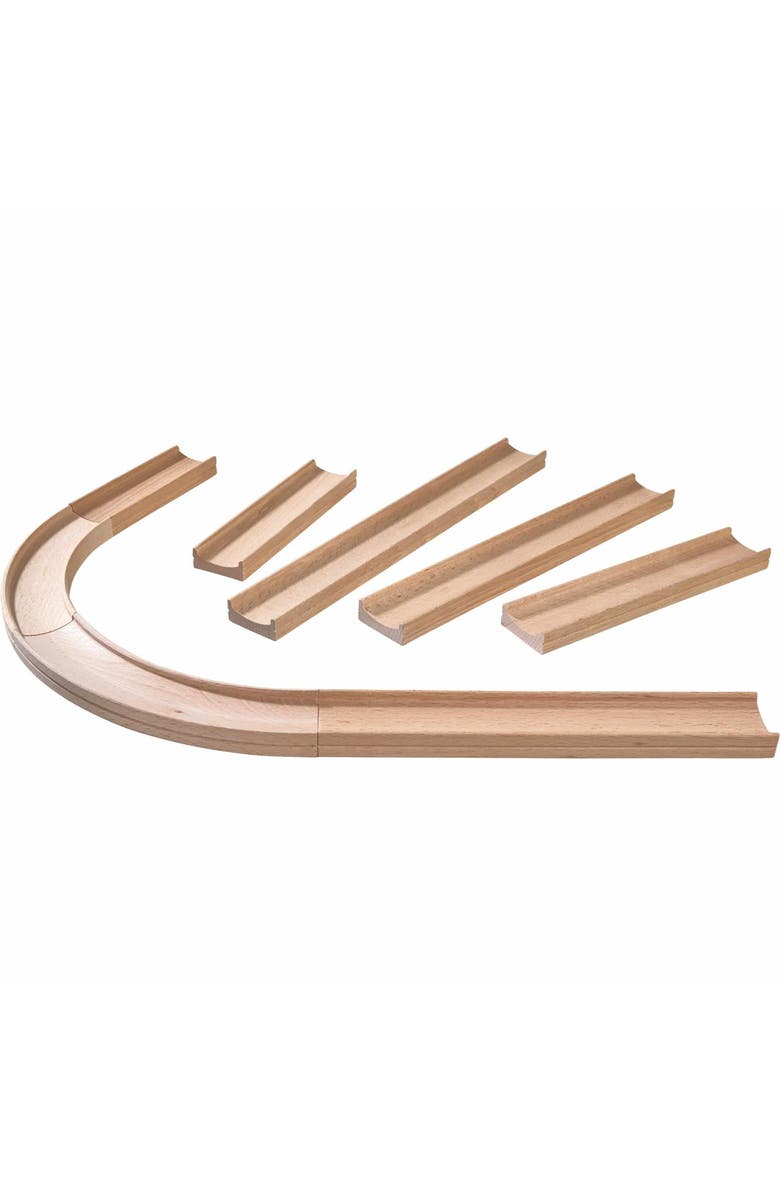 HABA Kullerbu Straight and Curves Track Expansion Set, Alternate, color, Multi