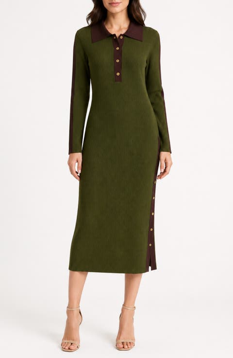 Henley Sweater Dress