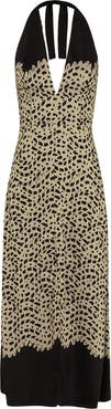 ViX Paula Hermanny Poeme Tyla Halter Neck Cover-Up Dress