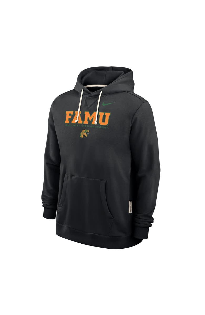 Nike Men's Nike Black Florida A&M Rattlers 2025 Sideline Standard Issue Dri-FIT Hoodie, Alternate, color, Black