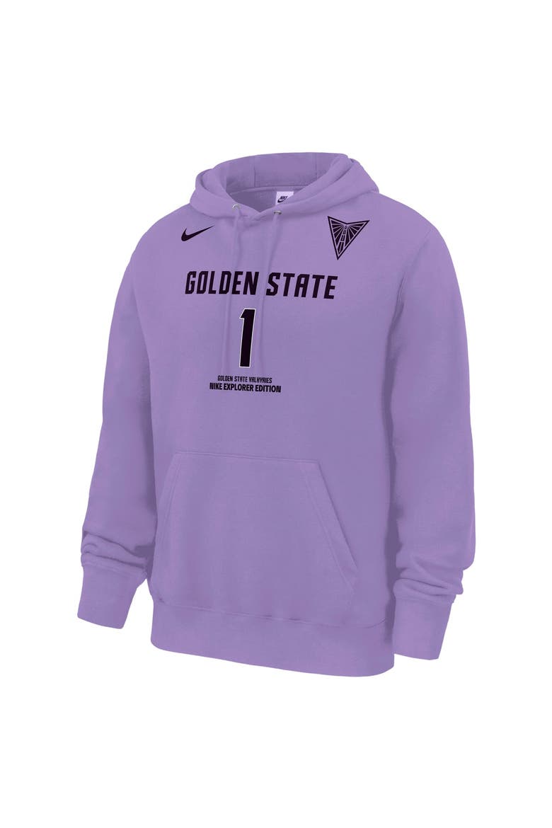 Men's Nike Gabby Williams Lavender Golden State Valkyries Explorer Edition Name & Number Hoodie, Alternate, color, Lavender