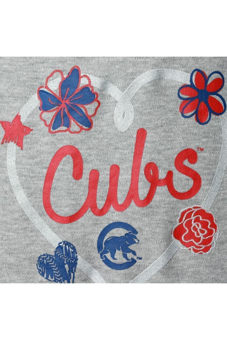 Infant Royal/Red/Gray Chicago Cubs Batter Up 3-Pack Bodysuit Set, Alternate, color, Royal