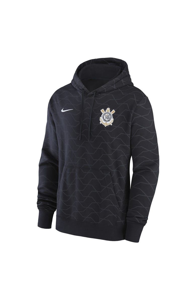 Nike Men's Nike Black Corinthians Fleece Pullover Hoodie, Alternate, color,