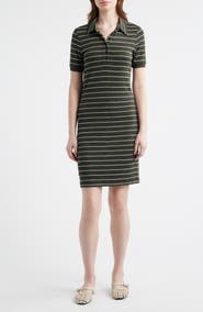 rag & bone The Knit Stripe Polo Dress