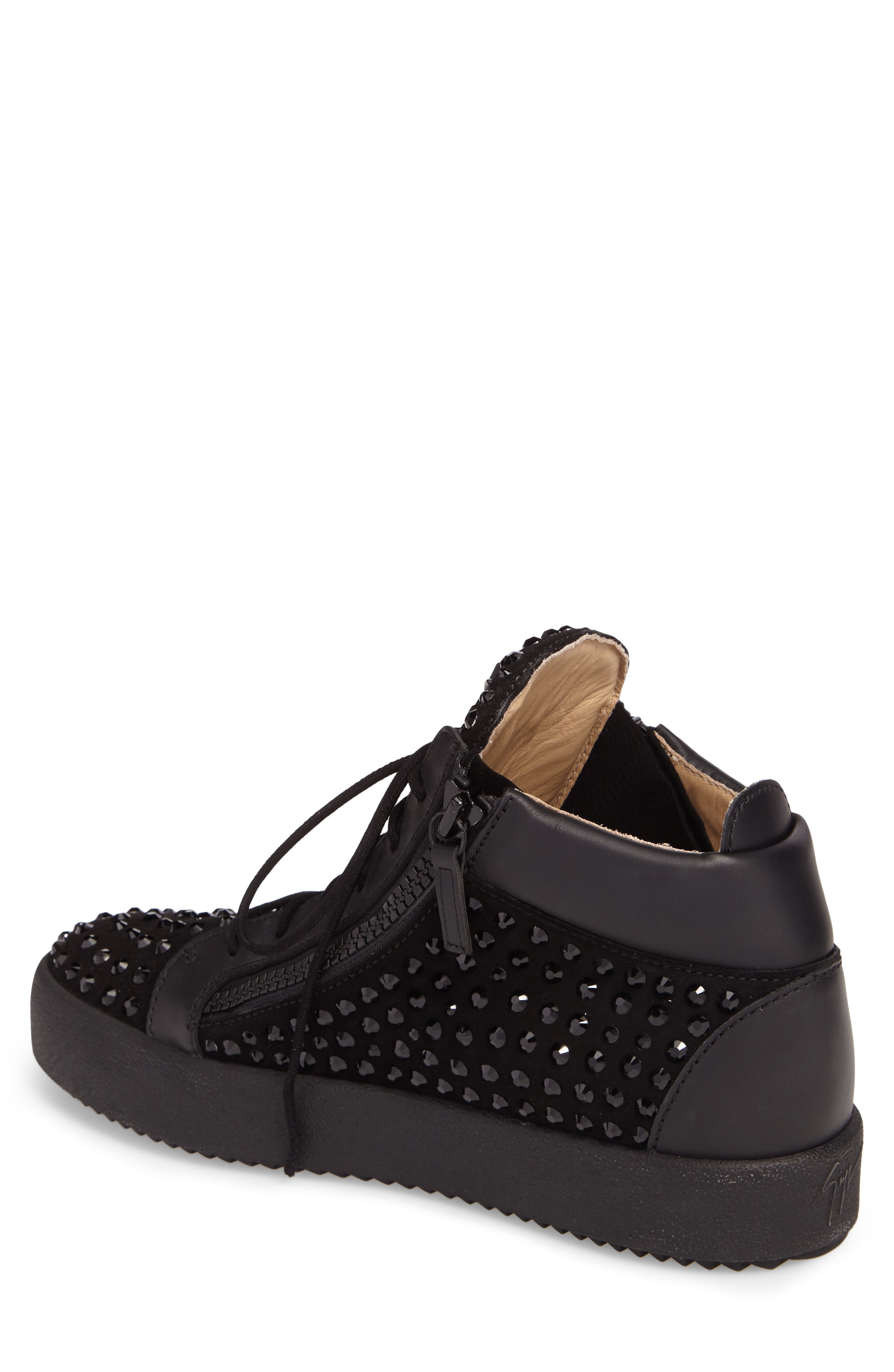 Giuseppe Zanotti Mid-Top Sneaker, Alternate, color, 
