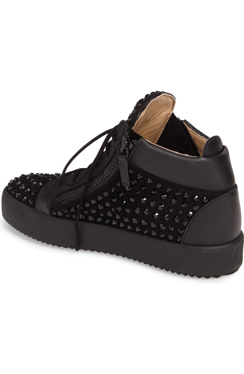 Giuseppe Zanotti Mid-Top Sneaker, Alternate, color,