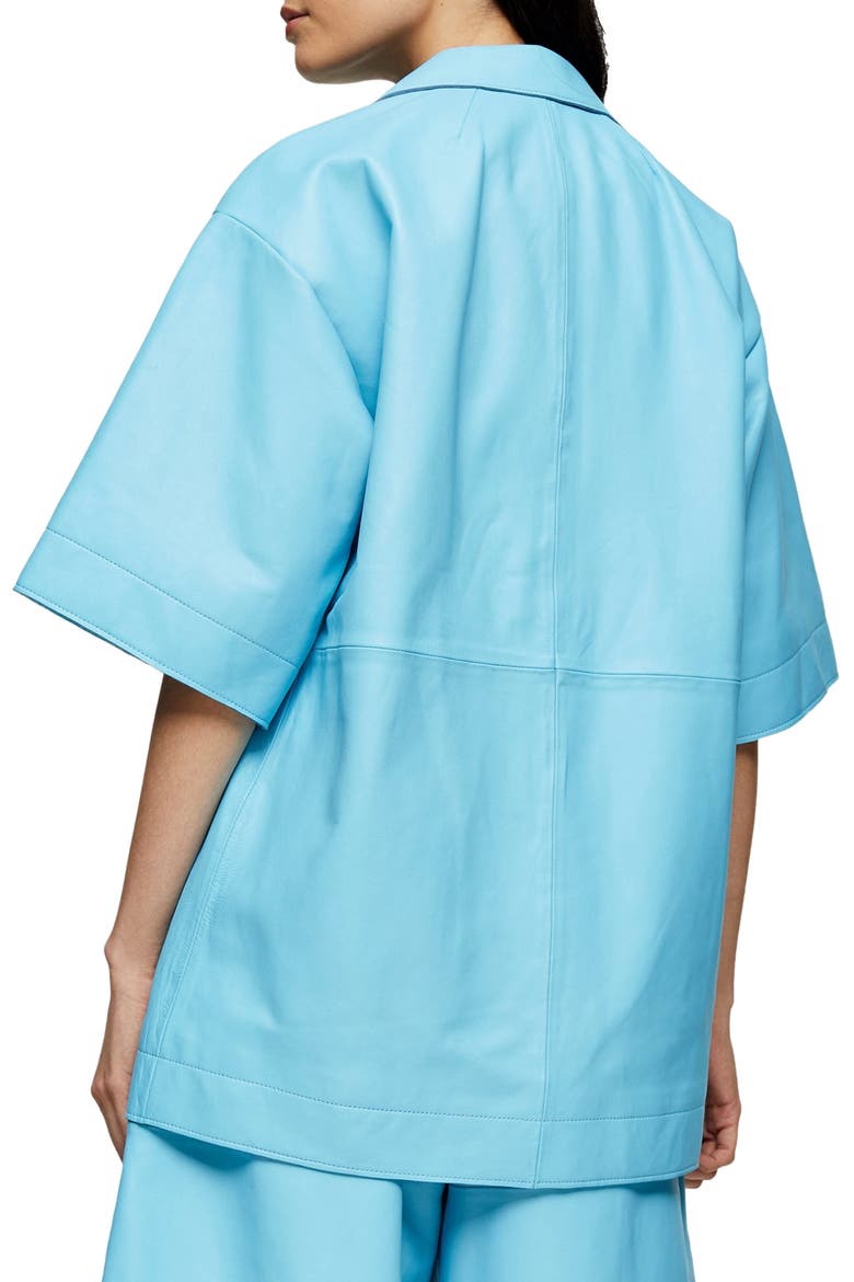 Leather Shirt, Alternate, color, BLUE