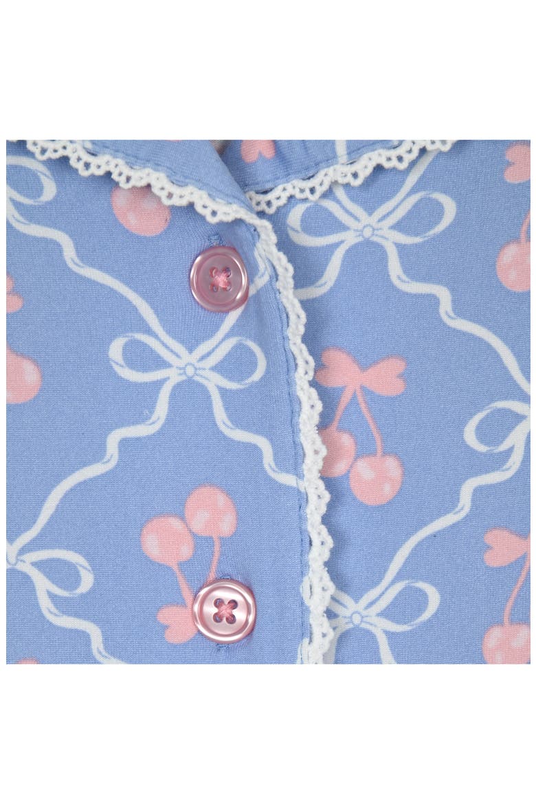 Kids' 3-Piece Pajamas and Eye Mask Set, Alternate, color, BLUE