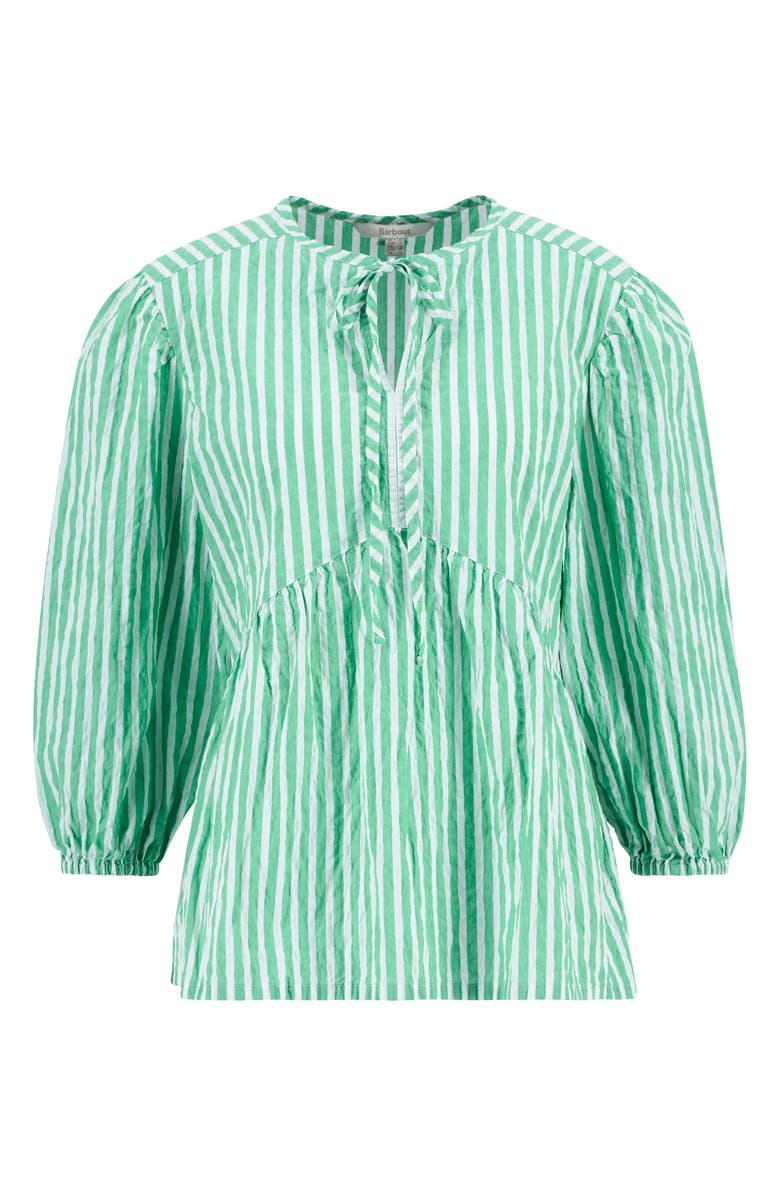 Barbour Daison Top, Alternate, color, Kelly Green Stripe