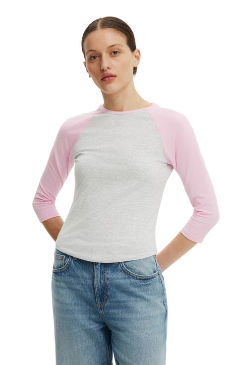 Women's 90S Baby Raglan 3/4 Tee