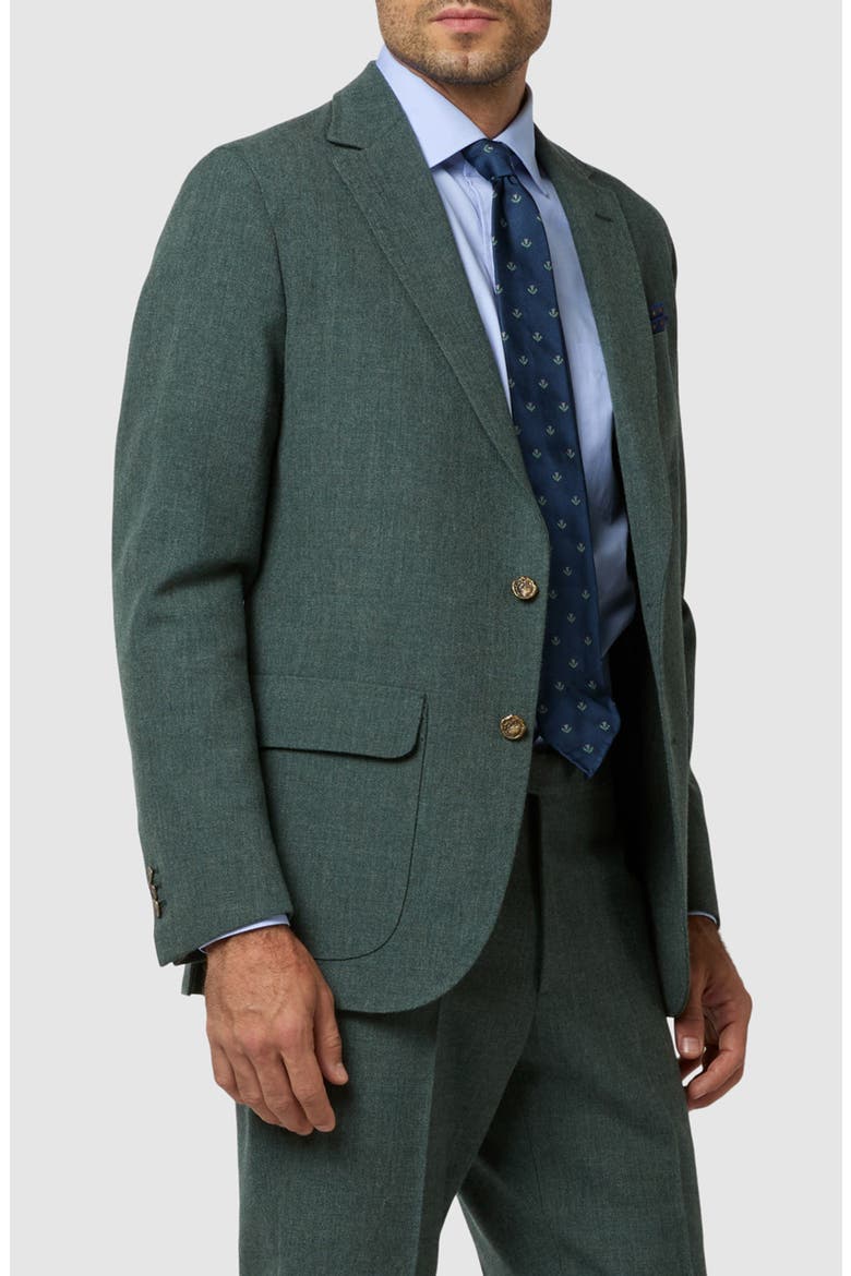 Ghost Slim Fit Textured Wool Sport Coat, Alternate, color, MEADOW HOPSACK