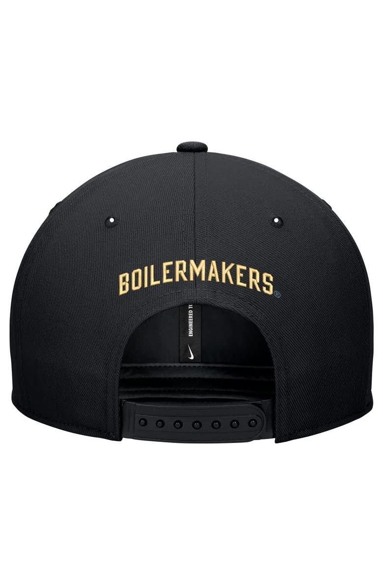 Nike Men's Nike Black Purdue Boilermakers Pro Snapback Hat, Alternate, color, Black