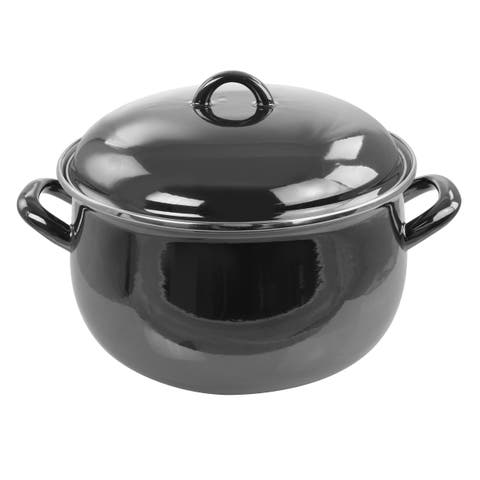 6.5 Quart Steel Casserole with Lid
