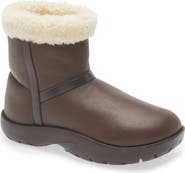 Bottega Veneta Snap Genuine Shearling Bootie
