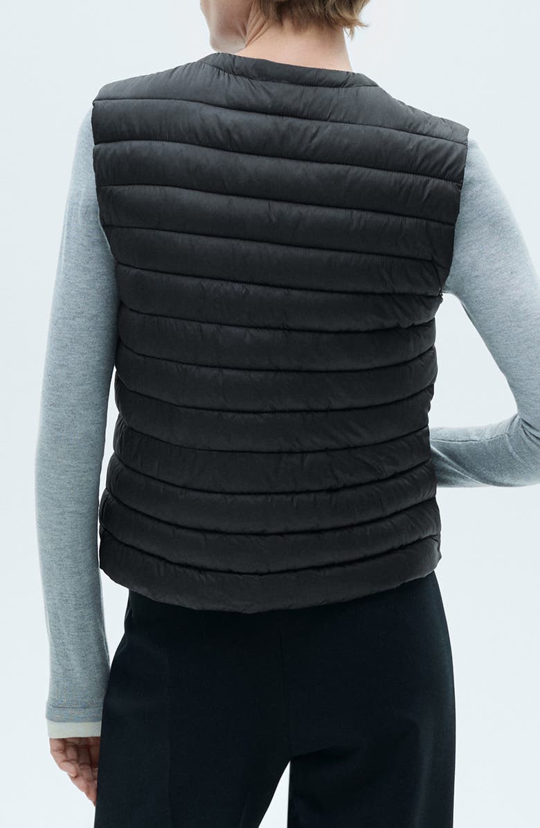 MANGO Quilted Front Zip Vest, Alternate, color,