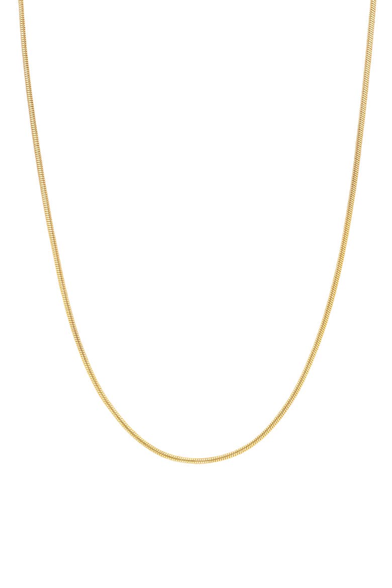 Boa Chain Necklace, Main, color, GOLD