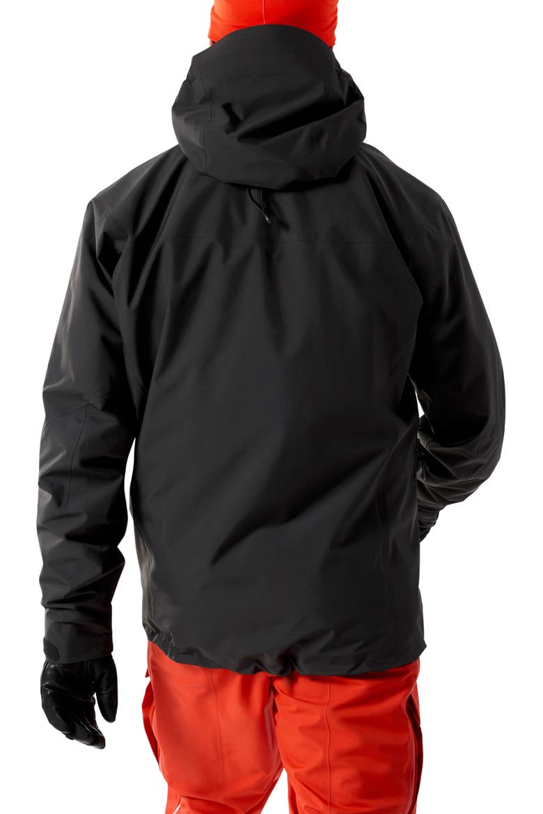 Alpha SV Waterproof Jacket, Alternate, color, 24K BLACK