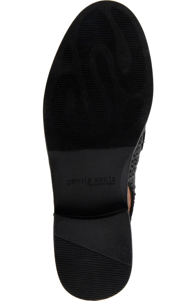 Gentle Souls Caleb Slingback Raffia Loafer Flat, Alternate, color, Black Raffia