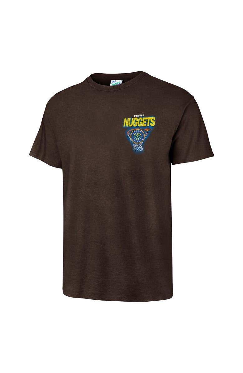 '47 Men's '47 Brown Denver Nuggets Vintage Tubular Dagger Tradition Premium T-Shirt, Alternate, color, 