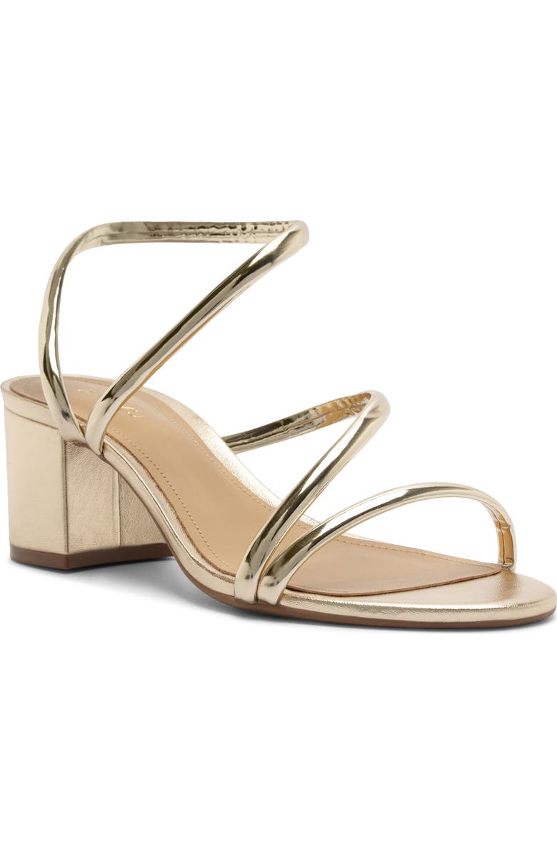 Arezzo Mikayla Ankle Strap Sandal, Main, color, Platino