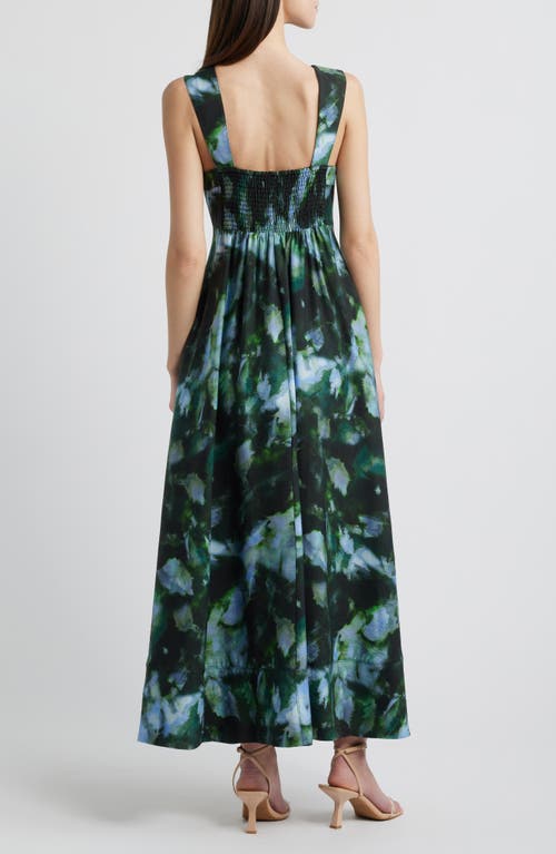 Chelsea28 Pleated Maxi Sundress In Green