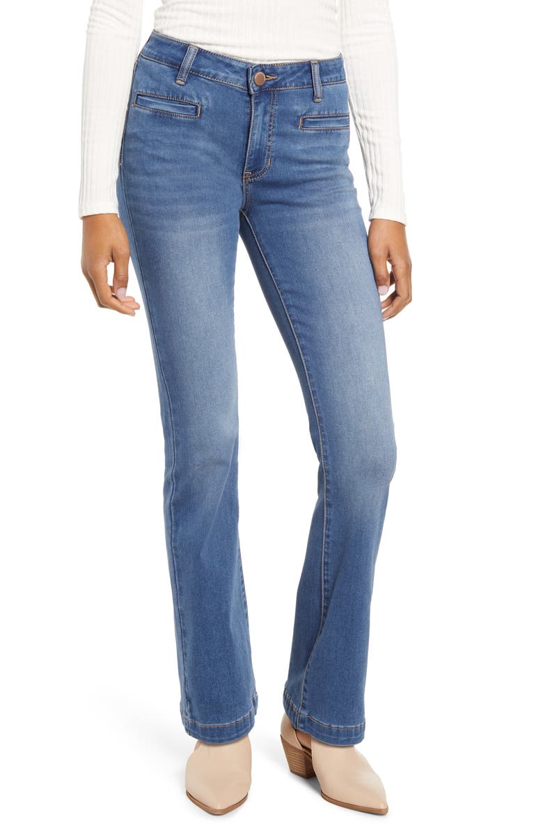 Prosperity Denim Kate Flare Jeans, Main, color,